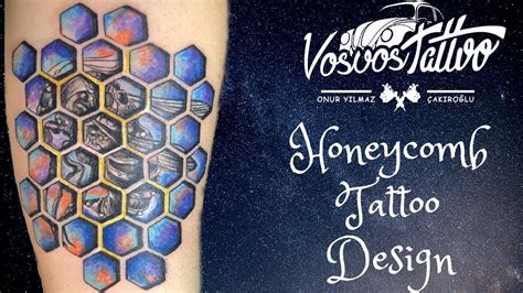Honeycomb tattoo different artists - (artist credit unknown, please let us know so we can link) #9: Bee and Honeycomb Tattoo. Easter isn’t just about bunnies and eggs, that is why this cross tattoo is on our bestEaster tattoo list. This cross look’s especially for Easter because of the bright spring flowers that adorn it. Tattoo done by Steve #8: Jelly Belly Jelly Bean Tattoo